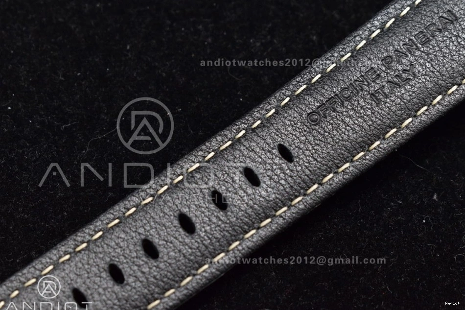 PAM1312 Leather Black Best 1:1 Dial P.9010 SBF Clone on Strap Edition Black 0418
